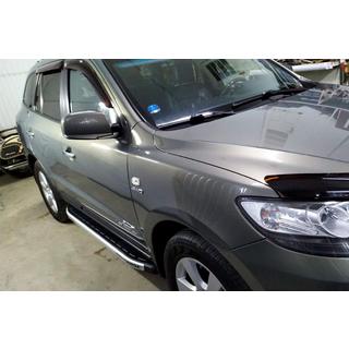 Sānu sliekšņi Fullmond (2 gab., alumīnija) Hyundai Santa Fe 2 2006–2012 foto 3