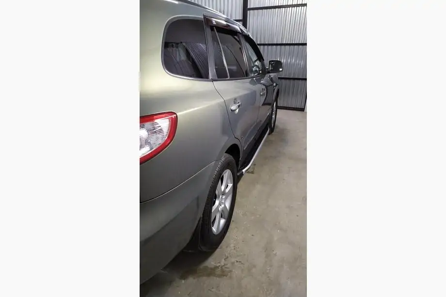 Hyundai Santa Fe 2 2006–2012 Sānu sliekšņi Fullmond (2 gab., alumīnija) Foto 13