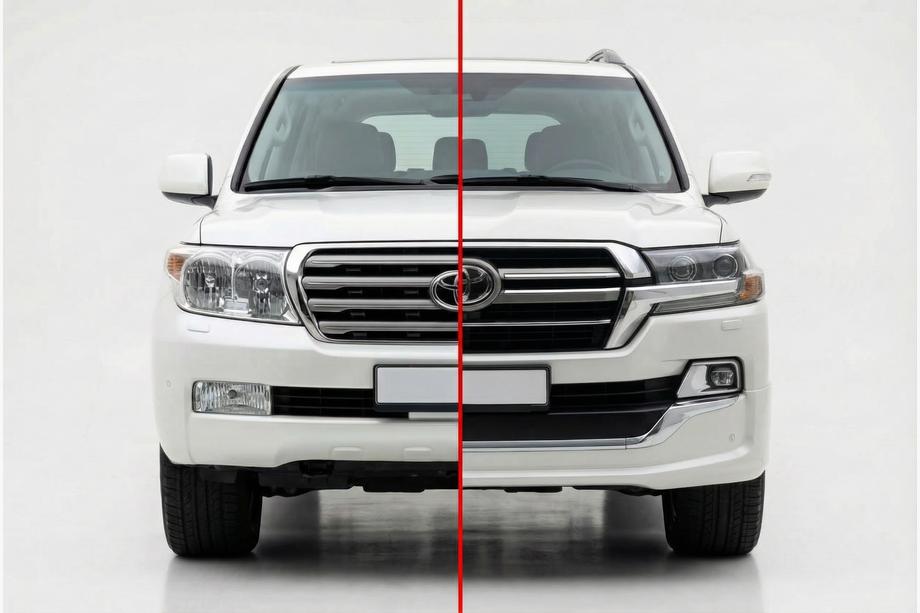 Toyota Land Cruiser 200 2007–2021 Restailinga komplekts no LC200 2008-2015 uz 2019 Executive Image