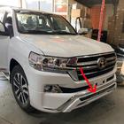 Toyota Land Cruiser 200 2007–2021 Priekšējā bampera lūpa 2016↗ (ME-style, zem apakšējās apmales) Melna krāsa foto 6