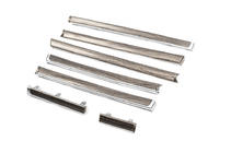 Toyota Land Cruiser 200 2007–2021 Koka dekoratīvie ieliktņi durvīm (tumšais koks) foto 2