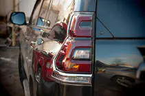 Toyota Land Cruiser Prado 150 2009–2023 Hromēti aizmugurējo lukturu uzlikas V1 (2 gab., 2018+) foto 2