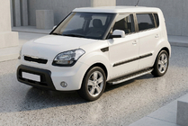 Kia Soul I 2008–2013 Sānu sliekšņi Fullmond (2 gab., alumīnija) foto 1