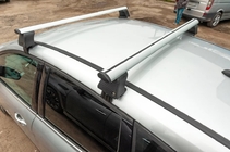Toyota Camry 2006–2011 Jumta bagāžnieks (hroms, pāris) foto 10