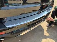BMW X5 F15 2013–2018 Aizmugurējā bufera hroma uzlika (Carmos) foto 2
