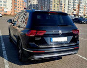 Volkswagen Tiguan 2016–2023 Aizmugurējā bufera uzlika (Carmos, nerūsējošais tērauds) foto 2