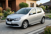 Dacia Sandero 2013–2020 Sānu kāpšļi X5 tipa (2 gab., alumīnija) foto 1