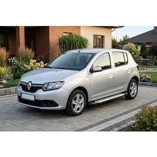 Sānu kāpšļi X5 tipa (2 gab., alumīnija) Dacia Sandero 2013–2020 foto 1
