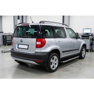 Sānu sliekšņi Fullmond (2 gab., alumīnija) Skoda Yeti 2009–2017 foto 1