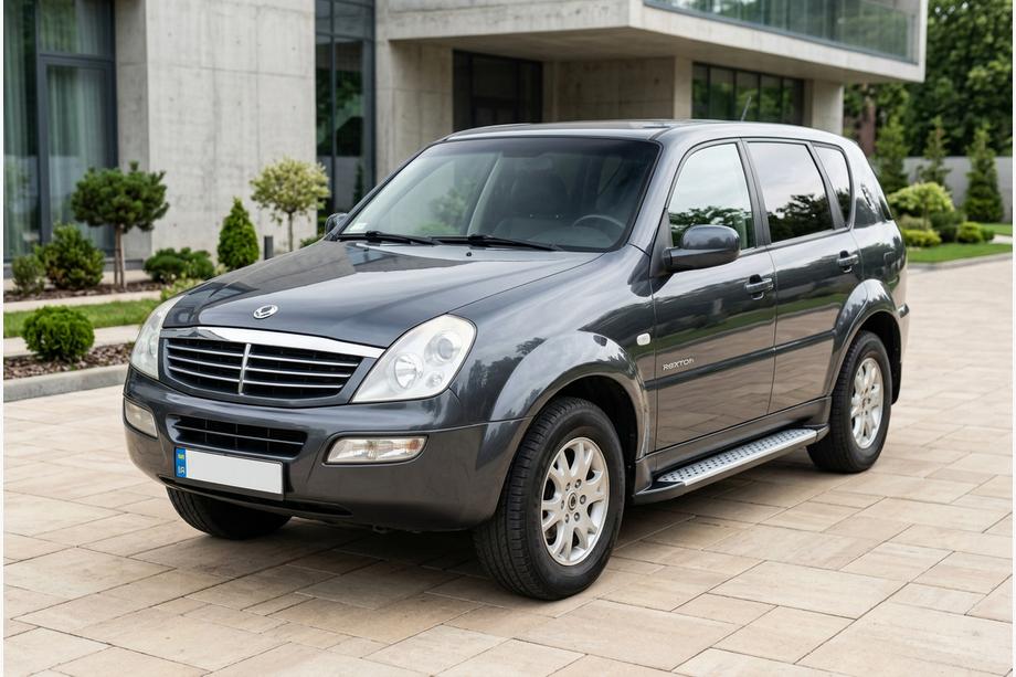 SsangYong Rexton I 2001–2017 Sānu pakāpieni Allmond Grey (2 gab., alumīnijs) Image