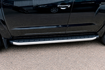 Volkswagen Amarok 2010–2022 Sānu pakāpieni Fullmond Grey (2 gab., alumīnijs) foto 2