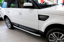 Range Rover Sport 2005–2013 Sānu pakāpieni Fullmond (2 gab., alumīnijs) foto 1