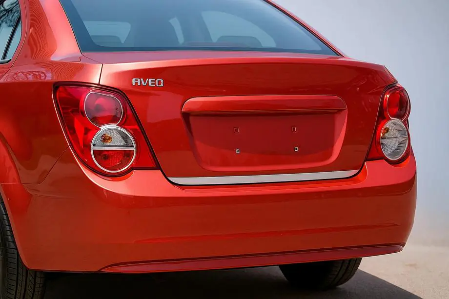 Chevrolet Aveo T300 2011–2020 Bagāžnieka vāka apmale (Sedans, nerūsējošais tērauds) Image