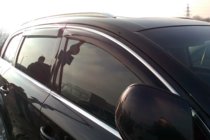 Audi Q7 2005–2015 Logu vēja deflektori ar hromētu līsti (4 gab., HIC) foto 3