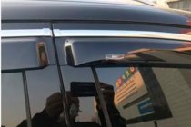Audi Q7 2005–2015 Logu vēja deflektori ar hromētu līsti (4 gab., HIC) foto 8