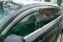 Audi Q7 2005–2015 Logu vēja deflektori ar hromētu līsti (4 gab., HIC) foto 1