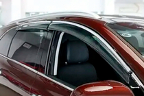 Audi Q7 2015–2026 Logu vēja deflektori ar hromētu līsti (4 gab., HIC) foto 4
