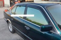 BMW 5. sērija E34 1988–1995 Logu vēja deflektori (4 gab., HIC) foto 2