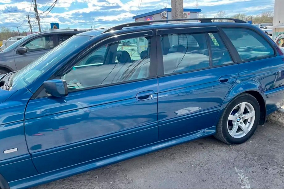 BMW 5. sērija E39 1996–2003 Logu vēja deflektori SW (4 gab., HIC) Image