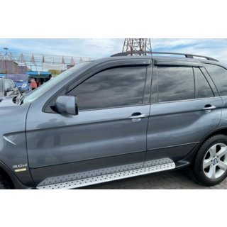 Logu vēja deflektori (4 gab., HIC) BMW X5 E53 1999–2006 foto 2