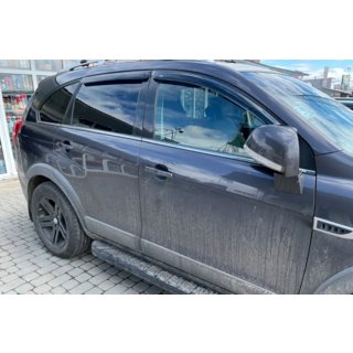 Logu vēja deflektori (4 gab., HIC) Chevrolet Captiva 2006–2019 foto 3