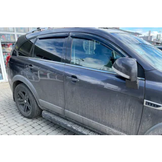 Logu vēja deflektori (4 gab., HIC) Chevrolet Captiva 2006–2019 foto 3