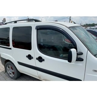 Logu vēja deflektori (2 gab., HIC) Fiat Doblo I 2005–2010 foto 3