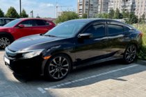 Honda Civic Sedans X 2016–2021 Logu vēja deflektori (4 gab., HIC) foto 3