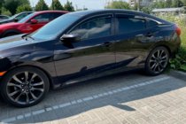 Honda Civic Sedans X 2016–2021 Logu vēja deflektori (4 gab., HIC) foto 1