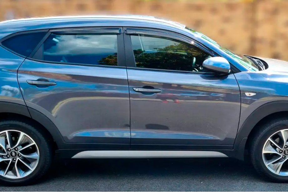 Hyundai Tucson TL 2016–2021 Logu vēja deflektori (4 gab., HIC) Image