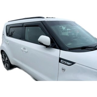 Logu vēja deflektori (4 gab., HIC) Kia Soul I 2008–2013 foto 2