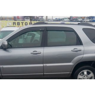 Logu vēja deflektori (4 gab., HIC) Kia Sportage 2004–2010 foto 3