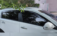 Kia Sportage 2010–2015 Logu vēja deflektori (4 gab., HIC) foto 3