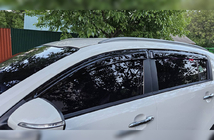 Kia Sportage 2010–2015 Logu vēja deflektori (4 gab., HIC) foto 1