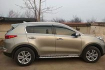 Kia Sportage 2015–2021 Logu vēja deflektori ar hromētu līsti (4 gab., HIC) foto 2