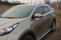 Kia Sportage 2015–2021 Logu vēja deflektori ar hromētu līsti (4 gab., HIC) foto 3