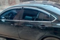 Mazda 6 2008–2012 Logu vēja deflektori ar hroma līsti SD (4 gab., HIC) foto 2
