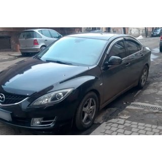 Logu vēja deflektori ar hroma līsti SD (4 gab., HIC) foto 3