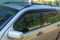 Mercedes E-class W210 1995–2002 Logu vēja deflektori SW (4 gab., HIC) foto 1