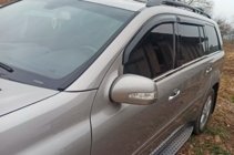 Mercedes GL class X164 2006–2012 Logu vēja deflektori (4 gab., HIC) foto 1