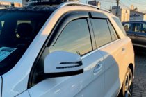 Mercedes GL/GLS klase X166 2012–2019 Logu vēja deflektori (4 gab., HIC) foto 10