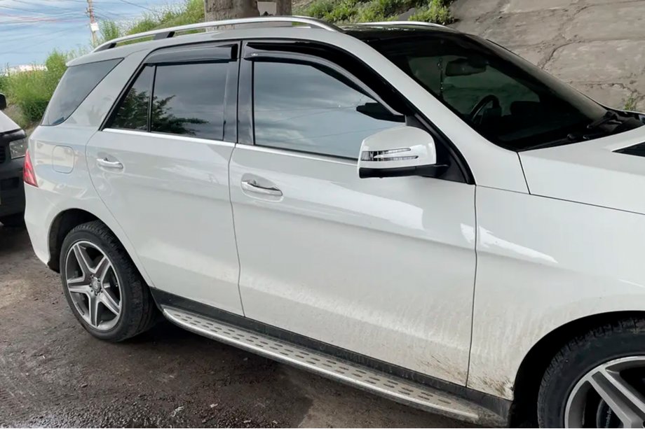 Mercedes GL/GLS klase X166 2012–2019 Logu vēja deflektori (4 gab., HIC) Image