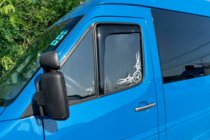 Mercedes Sprinter W901/902/903/904/905 1995–2006 Ieliekamie logu deflektori (2 gab., HIC) foto 1