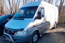 Mercedes Sprinter W901/902/903/904/905 1995–2006 Logu vēja deflektori (2 gab., HIC) foto 7