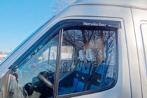 Mercedes Sprinter W901/902/903/904/905 1995–2006 Logu vēja deflektori (2 gab., HIC) foto 8