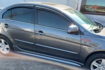 Mitsubishi Lancer X 2008– Logu vēja deflektori (4 gab., HIC) foto 7