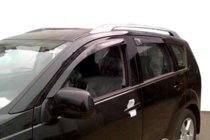 Mitsubishi Outlander 2006–2012 Logu vēja deflektori (4 gab., HIC) foto 5