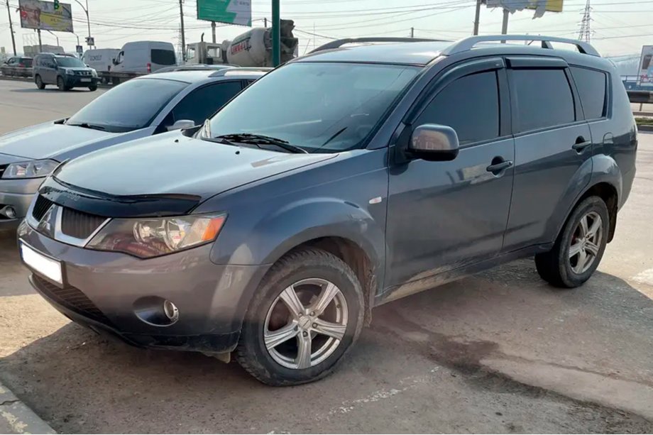 Mitsubishi Outlander 2006–2012 Logu vēja deflektori (4 gab., HIC) Image