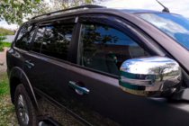 Mitsubishi Pajero Sport 2008–2015 Logu vēja deflektori (4 gab., HIC) foto 10