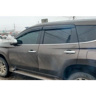 Logu vēja deflektori (4 gab., HIC) Mitsubishi Pajero Sport 2015– foto 2